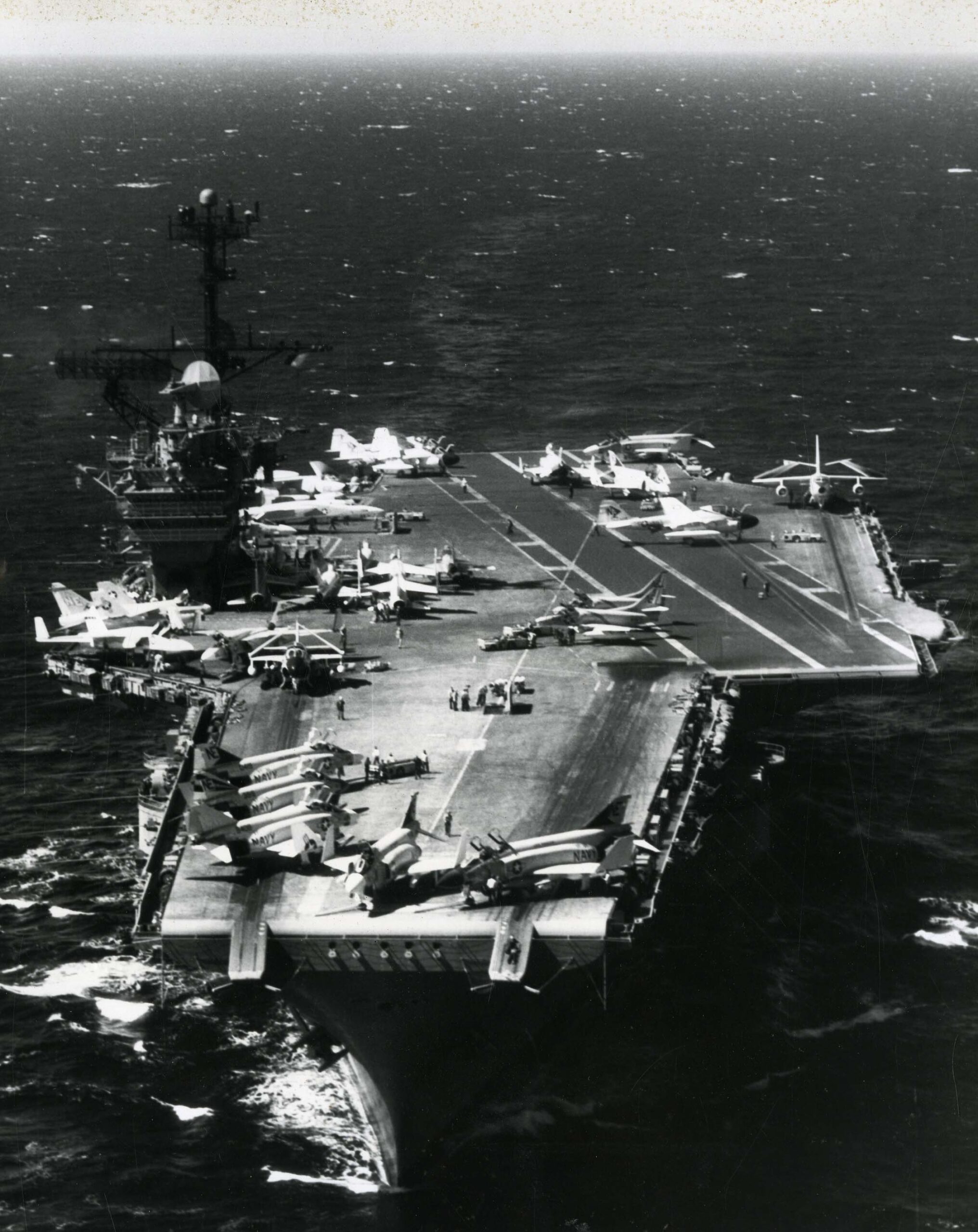 USS Ranger flight deck, 1968